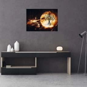 Obraz - Tajemnicze drzewo życia (70x50 cm)