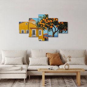 Obraz - Drzewo pomarańczowe (125x70 cm)