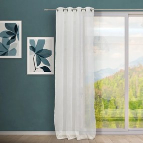 Biała zasłona żakardowa 140x260 cm Mid Century – Casa Selección