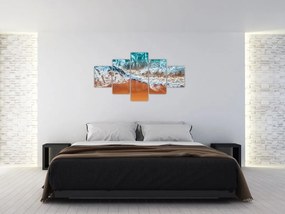 Obraz plaży morskiej (125x70 cm)