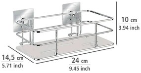 Półka łazienkowa QUADRO, Turbo - Loc, WENKO