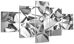 Obraz abstrakcji 3D (125x70 cm)