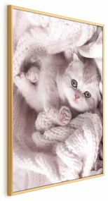 Plakat Miłośnik wypoczynku 21x30 cm z ramą złotą bez marginesu ARTGEIST B