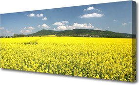 Obraz canvas Złociste Pole Rzepaku