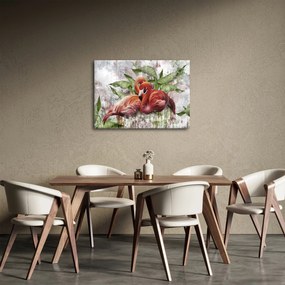 Obraz - Flamingi (70x50 cm)