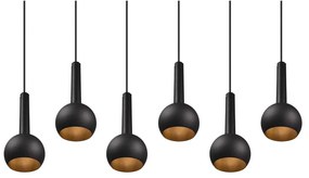 Czarna lampa wisząca Ciliana – CINQUE
