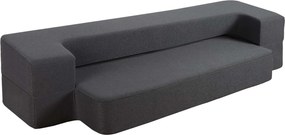 Sofa-materac 2w1 ciemnoszara  CHARCOAL/G