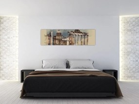 Obraz - Forum Romanum, Rzym, Włochy (170x50 cm)