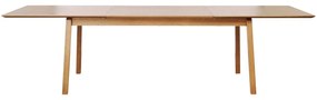Rozkładany stół z blatem w dekorze dębu 95x190 cm Bari – Unique Furniture