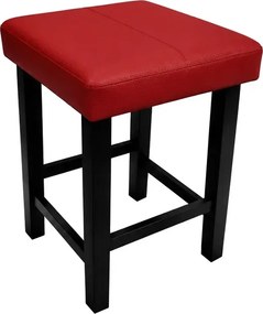 Taboret Klasyk 45cm Stołek Loft Eko-skóra D15