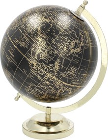Dekoracja Globe Black 28 cm