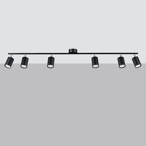 Listwa oświetleniowa LEMMI 6L czarna