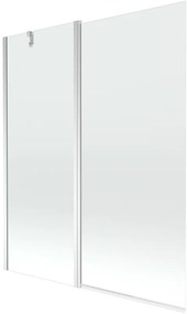 Mexen Flip parawan nawannowy 1-skrzydłowy 140 x 150 cm, transparent, chrom - 894-140-101-01-00