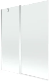 Mexen Flip parawan nawannowy 1-skrzydłowy 140 x 150 cm, transparent, chrom - 894-140-101-01-00