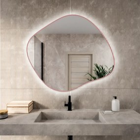Lustro łazienkowe CLOUD COLORS LED 50x43cm kolor ramki do wyboru BALTICA DESIGN