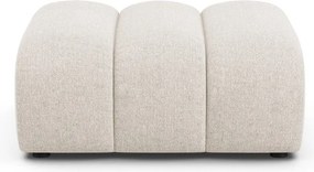 Kremowy podnóżek z tkaniny szenilowej Lupine – Micadoni