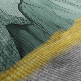 Obraz - Emerald Mountains N⁰3 (170x50 cm)