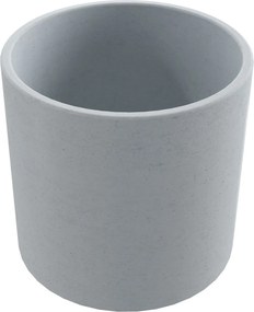 Umywalka betonowa nablatowa okrągła bez otworu na baterię 41 x 40 cm BENE | różne kolory : Kolor - Jasny szary