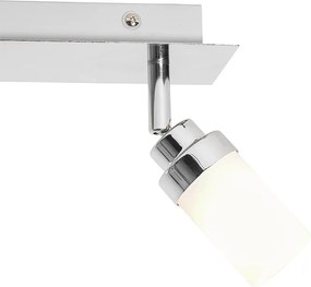 Nowoczesny reflektor łazienkowy stalowy 2-światła IP44 - Japie