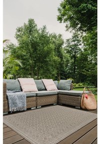 Beżowy dywan odpowiedni na zewnątrz 170x120 cm Terrazzo – Floorita
