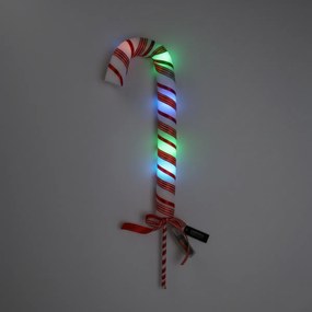 Dekoracja świetlna w kształcie laski cukrowej, 13 x 53 cm