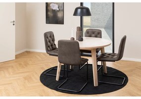 Okrągły rozkładany stół z blatem w dekorze dębu ø 120 cm A-Line – Actona