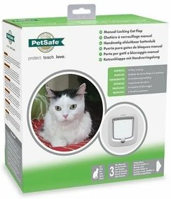 PetSafe® Ręczne drzwiczki dla kotów i psów DeLuxe białe