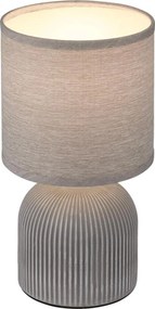 Brilo - Lampa stołowa INO 1xE14/10W/230V szara