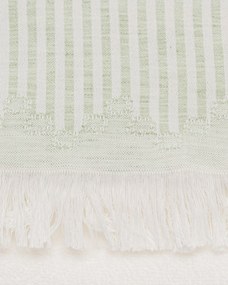 Zestaw ręczników Trevor 3szt. white green
