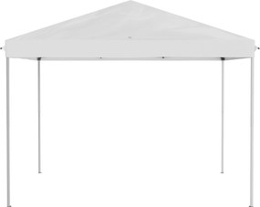 Outsunny Składany Pawilon z Bocznymi Ściankami inklu. Torba, Pawilon Ogrodowy, Metal, Tkanina Oxford, 3 x 3 m, Kremowy