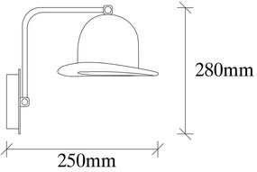 Czarny kinkiet ø 19 cm Fötr Sivani – Opviq lights