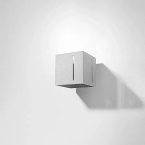 Kinkiety Nowoczesny Pixar, Aluminium - 1 Źródło - L.10 X H.10 Cm - Szary