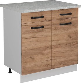 Szafka dolna do kuchni złoty dąb energetyczny 80x60x81.6 r-line