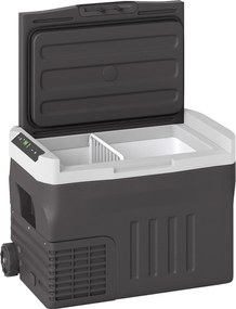 Outsunny 30 L Elektryczna Lodówka Kompresorowa z Trybem ECO i Funkcją LED, Czarna