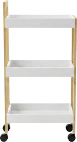 Wąski regał na kółkach ASEM, 80 cm