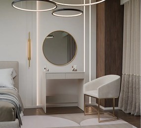 Biurko MARINA 2S SLIM | Kaszmir |81x50x80 | Nowoczesne biurko