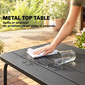 Outsunny Zestaw mebli ogrodowych 4-częściowy Polirattanowa sofa z dwuosobową sofą, 2 fotelami i stolikiem kawowym z poduszkami | Aosom PL