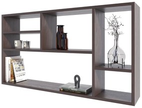 Nowoczesna Półka Z 6 Przegródkami Wenge N0-R81