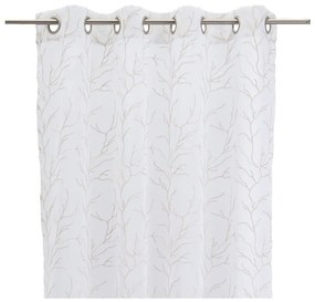 Biało-beżowa firanka 140x260 cm Coral – Casa Selección