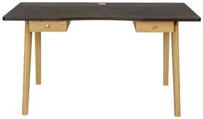 Biurko w dekorze dębu 70x140 cm Nice – Woodman
