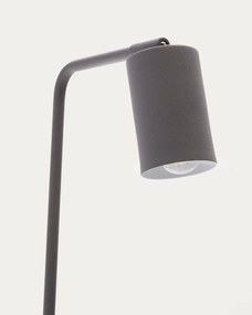 Czarna lampa stojąca (wysokość 147 cm) Manie – Kave Home