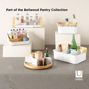 Biały plastikowy organizer łazienkowy Bellwood – Umbra