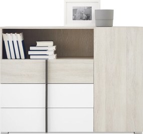 Komoda BERGAMO 120 cm do Salonu Sypialni Dąb