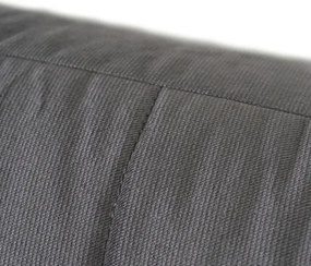 Sofa z Funkcją Spania SEUL Rozkładana Dwuosobowa Welurowa Szara Glamour