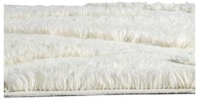 Biały wełniany chodnik tkany ręcznie odpowiedni do prania 70x200 cm Enkang Ivory – Lorena Canals