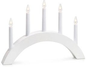 Biała dekoracja świetlna ze świątecznym motywem Atle – Markslöjd