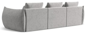 Jasnoszara sofa 332 cm Bloom – Micadoni Home