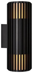 Nordlux - Kinkiet zewnętrzny ALUDRA 2xE27/15W/230V IP54 czarny