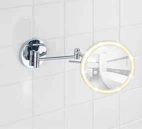 Lusterko kosmetyczne naścienne AURA led, Power - loc, WENKO