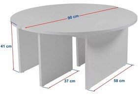 Stolik konferencyjny Moira Atlantic Pine